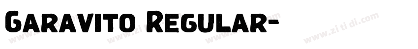 Garavito Regular字体转换 Garavito Regular字体转换